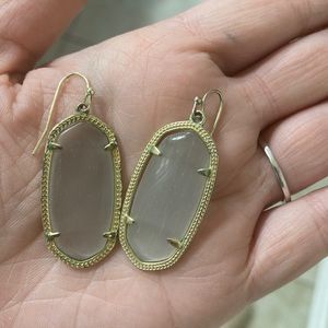 Grey Kendra Scott earrings small